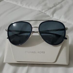 Michael Kors Blue Aviator Sunglasses